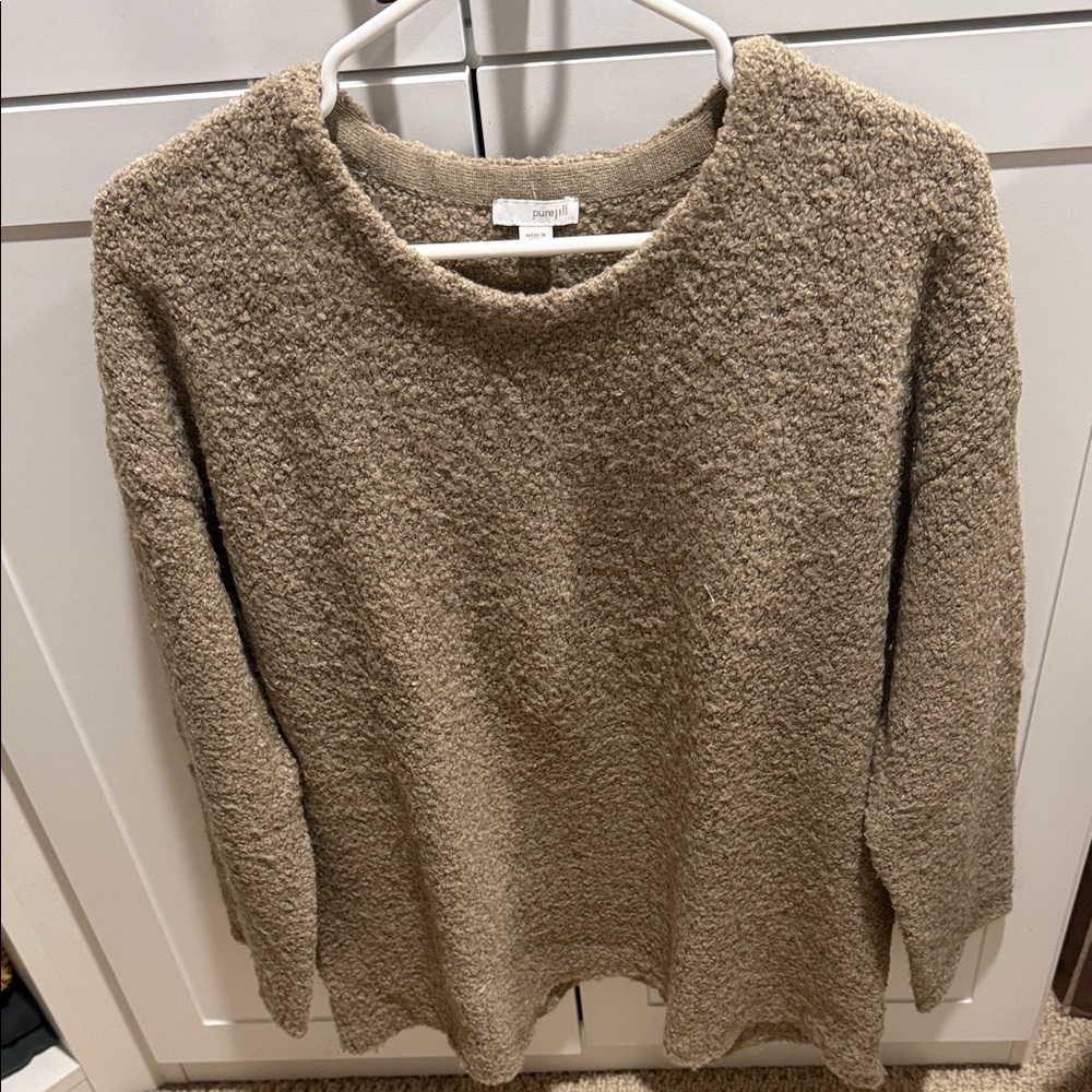 Cozy Textured Crew Neck Sweater